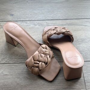 Marc Fisher Nude Braided Women's Heels
